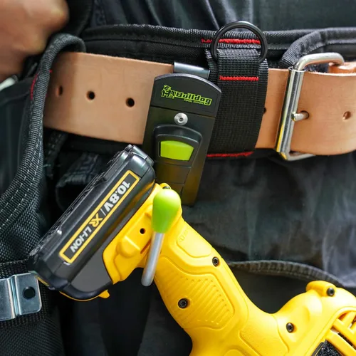 Miniatura 2 de KUNN Funda para herramientas eléctricas sin cable / Funda para taladro con gancho único con clip metálico para una fácil sujeción 3 ganchos