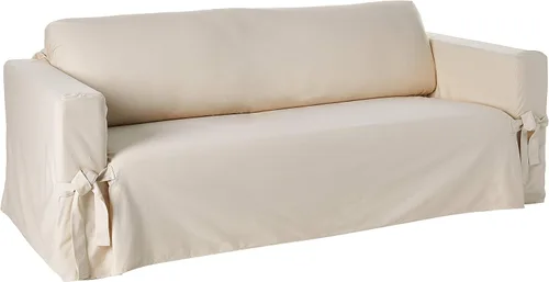 Miniatura 18 de SureFit Funda de cojín en T de algodón pesado para sillón de pato – Funda de una pieza, ajuste tejido relajado, 100% algodón, lavable a máquina