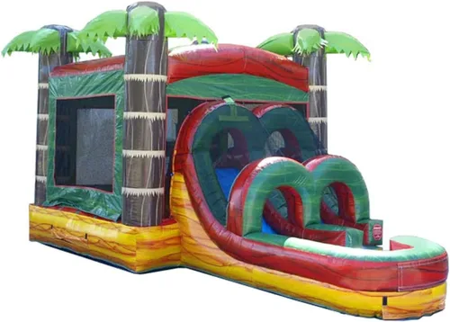 Miniatura 9 de TentandTable Tobogán acuático inflable para niños pequeños y niños, castillo animoso de grado comercial para adultos, casa de salto, incluye Mármol