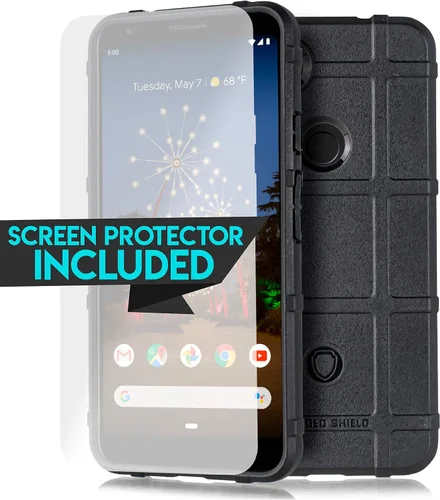Miniatura 2 de Funda de goma resistente para OnePlus Seven Pro+Temper Glass grueso sólido resistente funda protectora para OnePlus 7 Pro (negro)