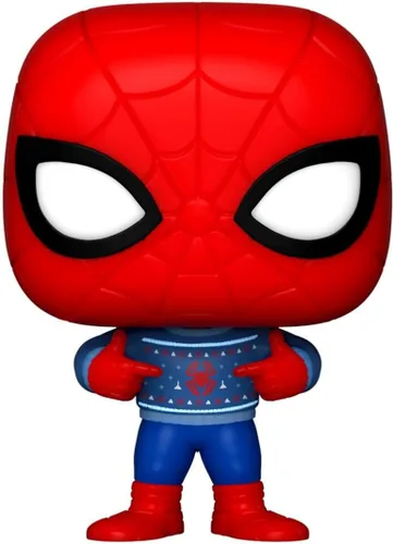 Miniatura 4 de Funko Pocket Pop! & Tee Marvel-Holiday Spiderman - Spider-Man - S - (S) - Marvel Comics - Camiseta - Ropa con minifigura de vinilo coleccionable
