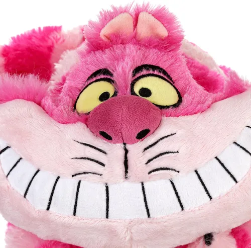 Miniatura 4 de Disney Store Peluche del Gato de Cheshire - Juguete de 'Alicia en el País de las Maravillas' de 14 Pulgadas - Diseño de Rayas Vibrantes, Sonrisa
