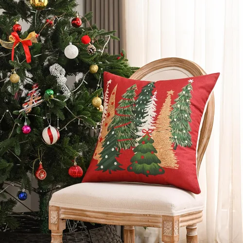 Miniatura 4 de FUTEI Regalos para Niños, Fundas de Almohada Decorativas Gamer'Spot de 18x18 Pulgadas, Juego de 1, Decoración Navideña del Hogar para Sofá, Cama
