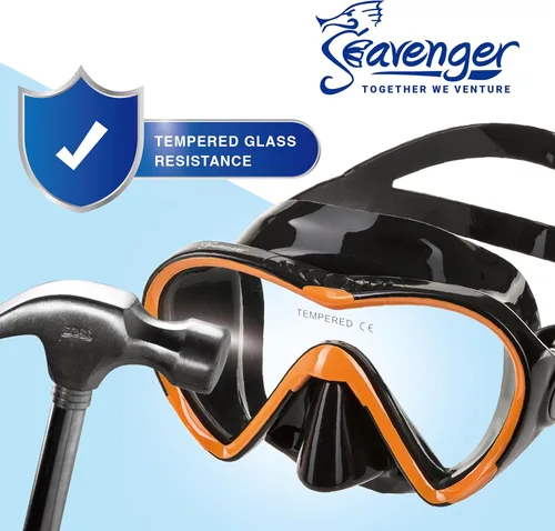 Miniatura 2 de Seavenger Conjunto de Snorkel Aviator con Bolsa de Equipo