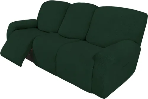 Miniatura 60 de Easy-Going - Funda elástica para sofá reclinable y sofá cama, 6 piezas, protector de muebles, suave, parte inferior elástica, tela jacquard