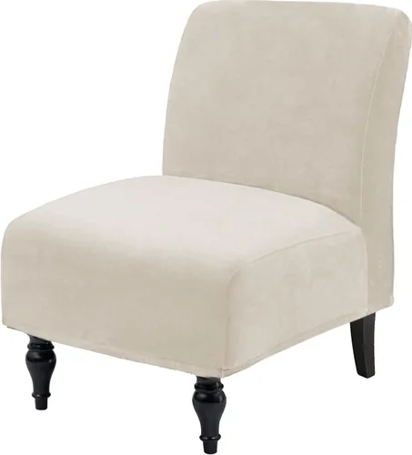 Miniatura 13 de Fundas decorativas de terciopelo para sillas sin brazos, de alta elasticidad, protector de muebles extraíble para sala de estar, comedor, hotel