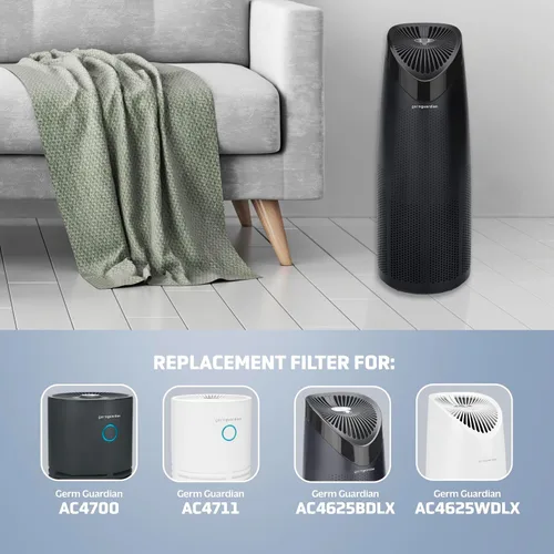 Miniatura 2 de GermGuardian Filtro M HEPA Pure - Filtro de repuesto para purificador de aire, elimina el 99.97% de contaminantes, humo de incendios forestales