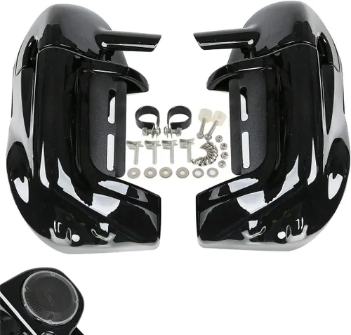 Miniatura 16 de Green-L - Rejilla inferior ventilada para piernas con altavoces de 6.5" para Harley Touring Road King Street Glide Electra Glide Ultra Modelos antes