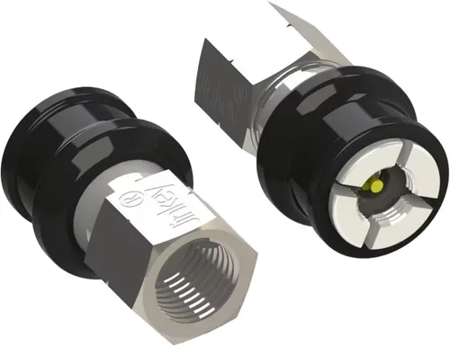 Miniatura 2 de JINKEY Mandril de Aire con Bloqueo para Válvula Schrader, 1/4" FNPT de Latón Resistente con Flujo Cerrado Recto Mandril de Neumático con Bloqueo