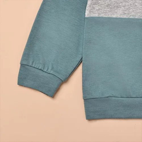 Miniatura 49 de Ropa de otoño e invierno para bebé, trajes de niño pequeño, sudadera de manga larga, sudadera de retazos y pantalones, 2 piezas, 12 meses a 5 años