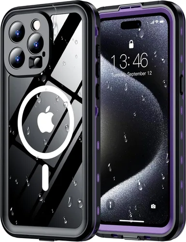 Miniatura 16 de Red2Fire Funda impermeable para iPhone 16, protector de pantalla integrado y protector de cámara, compatible con MagSafe, cuerpo completo a prueba