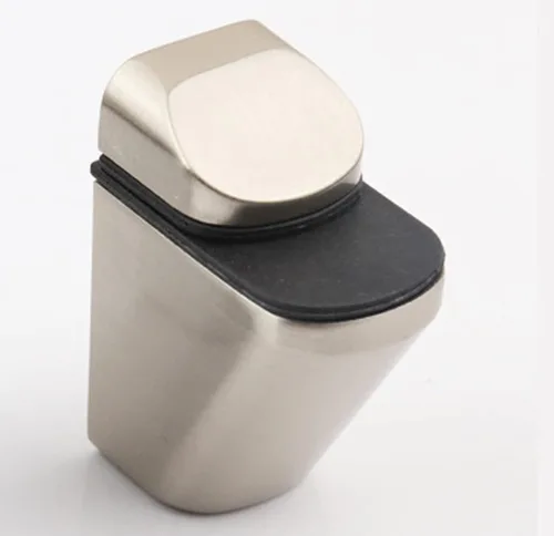 Miniatura 5 de XVL Estante de cristal de baño de 14 pulgadas, níquel cepillado GS3003A
