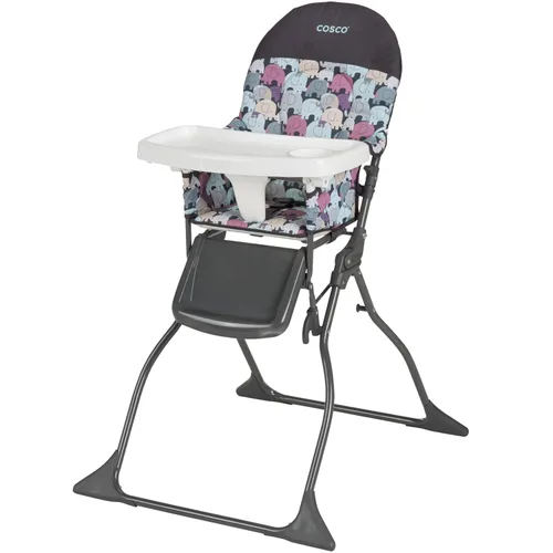 Miniatura 13 de Cosco Trona infantil para bebé, silla alta plegable simple, diseño conveniente, ligero y compacto, Mapleton