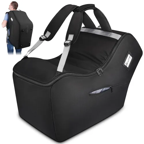 YOREPEK Mochila acolchada para asiento de automóvil compatible con todos los asientos y bases de automóvil Nuna Pipa, bolsas de asiento de automóvil