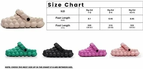 Miniatura 5 de LEPHYON Bubble Slides for Kids SandalsGolf Ball Slides ShoesGargen Clogs GirlsFunny Slippers Boys Comfy Anti-Slip Lightweight Protect Foot