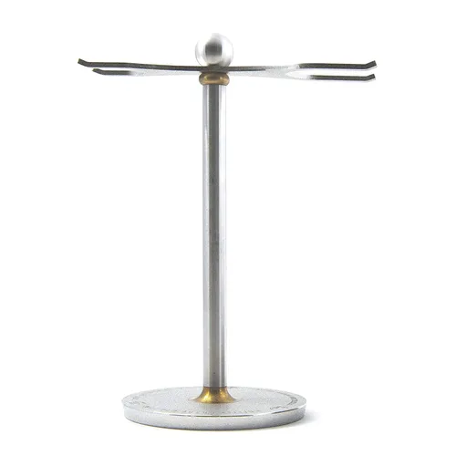 Miniatura 6 de Soporte de lujo para maquinilla de afeitar y cepillo, The Admiral de VIKINGS BLADE, aspecto vikingo antiguo con acero inoxidable envejecido y latón