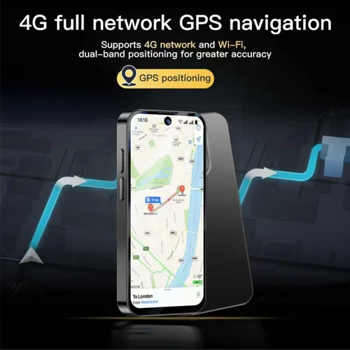 Miniatura 6 de Mini teléfono para niños, teléfono infantil desbloqueado, pantalla táctil HD de 3.88 pulgadas, 4G, doble SIM, identificación facial, Android 12