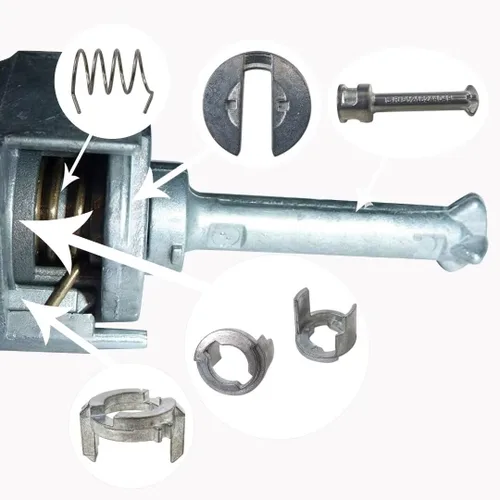 Miniatura 2 de GRABOTE Kit de reparación de cerradura de puerta mejorado para BMW E46 Serie 3 323i 323c 323ci 325i 325xi 325c 325ci 328i M3 cilindro de barril