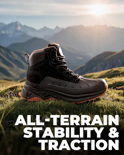 Miniatura 8 de NORTIV 8 Botas de senderismo impermeables para mujer, botas de senderismo al aire libre para senderismo