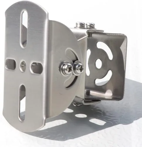 Miniatura 5 de Adaptador universal de acero de 2 capas para montaje en poste de pared, soporte universal de 3 ejes, adaptador de extensión de base de metal sólido