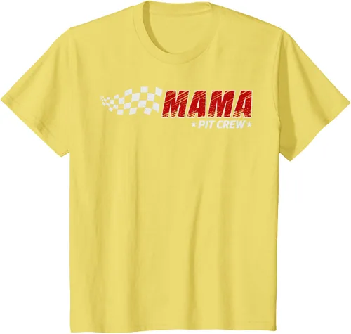 Miniatura 48 de Mama Pit Crew Race Car Birthday Family Matching Pit Crew Camiseta