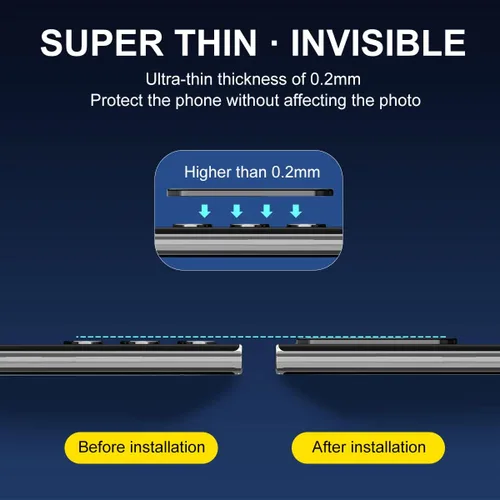 Miniatura 2 de Suoman Paquete de 3 protectores de lente de cámara para Samsung Galaxy S22 Ultra 5G, película protectora de pantalla de vidrio templado HD