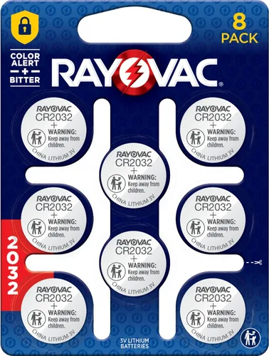 Miniatura 15 de Rayovac Baterías de celda de moneda de litio tamaño 2032 3V, 1 paquete