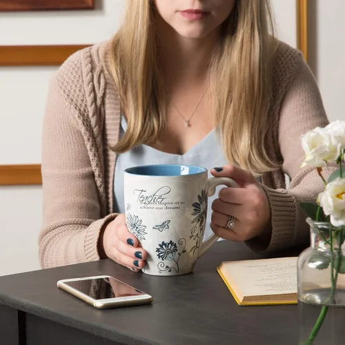 Miniatura 5 de Taza Mark My Words para profesor, 4-3/4 pulgadas, capacidad de 20 onzas
