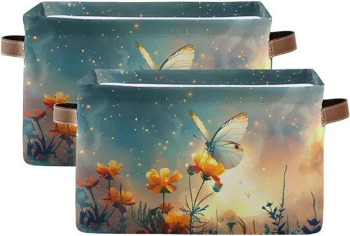 Miniatura 2 de senya Cesta de almacenamiento 1 unids grande plegable bolsa de ropa rectangular plegable tela cesta de lavandería plegable cubo de lavado plegable