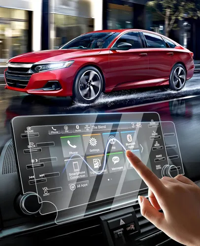 Miniatura 12 de Sunsdrew 2 protectores de pantalla Civic para Honda Civic 10ª generación 2019 2020 2021 LX EX Touring Si EX-L Accesorios 9 pulgadas Protector