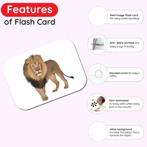 Miniatura 6 de Hungry Brain Tarjetas didácticas de números para niños pequeños de 1 a 6 años Tarjetas de aprendizaje de números educativos Montessori para bebés