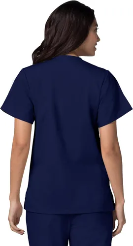 Miniatura 2 de Adar - Ropa quirúrgica universal para mujer - Top médico con cierre frontal