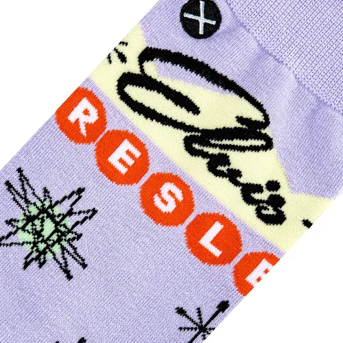 Miniatura 4 de Odd Sox, Elvis Presley, The King of Rock N Roll - Calcetines para hombre, divertidos regalos de coleccionista, Negro