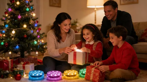 Miniatura 9 de LOFTEK Luces LED sumergibles con control remoto, 13 luces LED de piscina para piscinas enterradas y sobre el suelo con imanes y ventosas, 16 luces