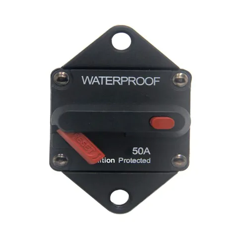 Miniatura 11 de ZOOKOTO Inversor de fusible de 10 A con botón de reinicio manual para auto, camión, caravana, remolque marino, impermeable, 12 V-32 V CC, 10 amperios