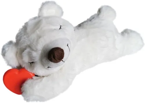 Miniatura 13 de HonourHope Juguete de latido del corazón para perro para aliviar la ansiedad, juguete de felpa suave para mascotas, juguete calmante