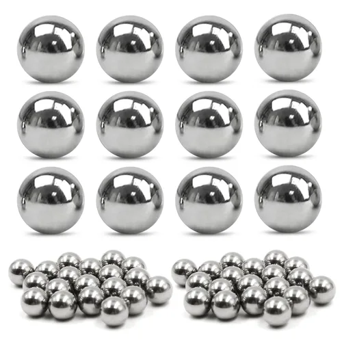 Miniatura 24 de 2 piezas de bolas de rodamiento de acero de 1.5 pulgadas Bolas de rodamiento de bicicleta sueltas surtidas de 38 mm 1-1/2 pulgadas