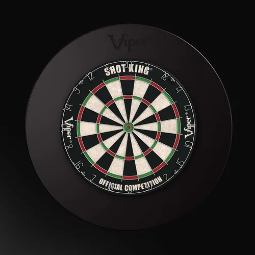 Miniatura 9 de Viper by GLD Products Guardian Dartboard Surround Sisal/Bristle Steel-Tip Dartboard Wall Protector, Black, for 17.75” Steel tip Dart Board