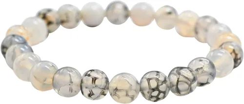 Miniatura 776 de Amazing Gemstone Pulsera de cristal para mujeres y hombres, pulsera de cristal curativo de protección, pulsera elástica con cuentas de piedras