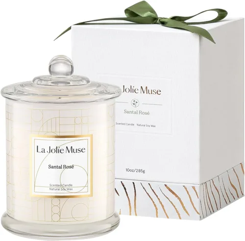 Miniatura 11 de LA JOLIE MUSE Vela perfumada, vela de pastel de vainilla, regalo de vela de lujo, regalo de inauguración de la casa para el nuevo hogar, 70 horas