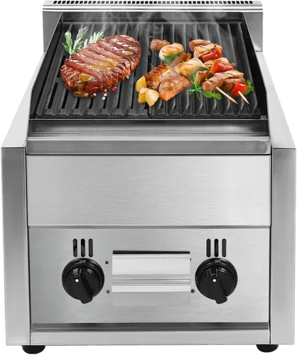 Miniatura 9 de Parrilla eléctrica para barbacoa, parrilla eléctrica profesional de 1500 W, parrilla de mesa de campamento, parrilla de acero inoxidable para uso