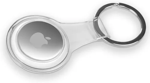 PureGear Llavero de TPU AirTag para Apple AirTag (2021), funda protectora AirTag con llavero, Airtags resistentes a los arañazos