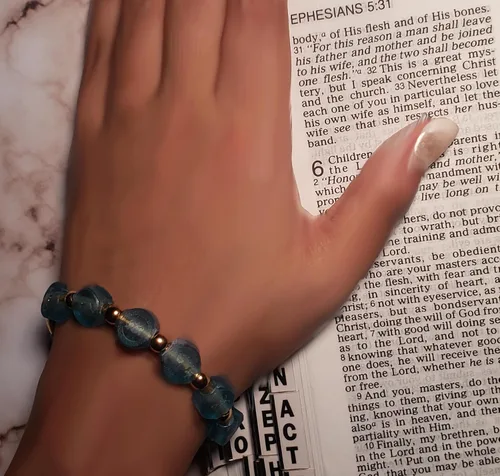 Miniatura 3 de B4U Signature Faith-Based Scripture Charm Bracelets Wear Your Faith, Live the Word, Stay Inspired