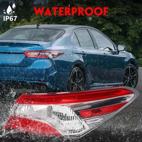 Miniatura 5 de Montaje de luz trasera de Huray para Toyota Camry 2018-2020 LE L SE Reemplazo de lámpara trasera 81560-06720 lado del pasajero (derecho)