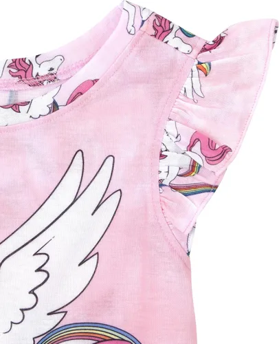 Miniatura 4 de The Children's Place Girls Short Sleeve Top and Pants 2 Piece Pajama Sets 2-Pack