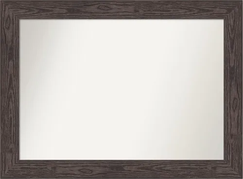 Miniatura 328 de Amanti Art Espejo personalizado, espejo de baño negro puente, espejo de pared o espejo de tocador de baño sobre el fregadero (26 x 26 pulgadas)