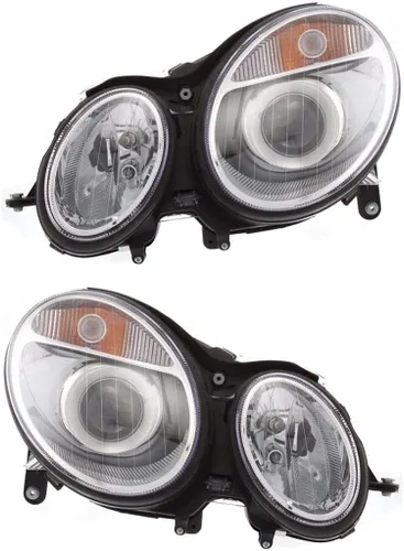 Miniatura 6 de KarParts360 Para Mercedes-Benz E320 faro Asamblea 2003 04 05 2006 lado del conductor w/bombillas para MB2502108