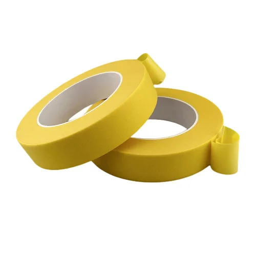 Miniatura 3 de Cinta adhesiva amarilla, 1 pulgada x 55 yardas, 2 rollos, cinta de pintores para pintura, hogar, oficina, papelería escolar, artes, manualidades