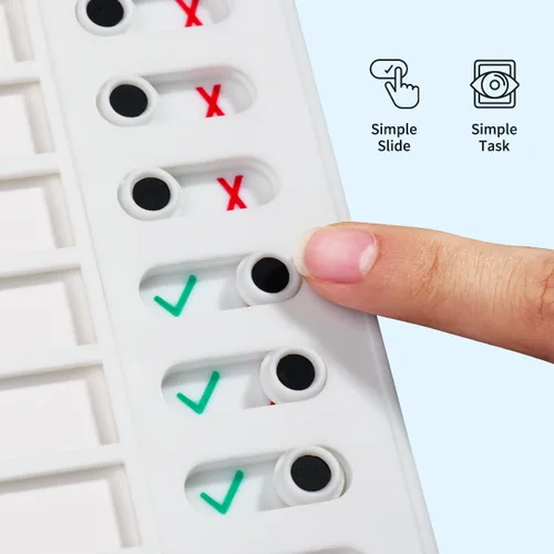 Miniatura 2 de Tabla de Tareas para Niños Múltiples Niños, 2pcs Lista de Tareas Pendientes Tablero de Lista de Verificación (Lista de Tareas Pendientes-2pcs)