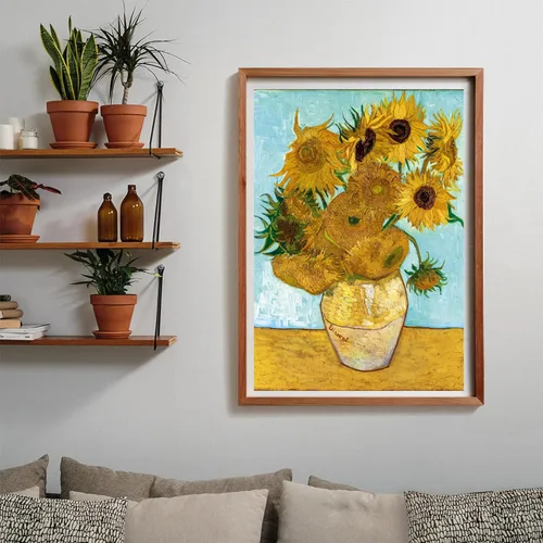 Miniatura 6 de Clementoni Rompecabezas de 1000 piezas para adultos, Van Gogh, Girasoli Sun Flowers